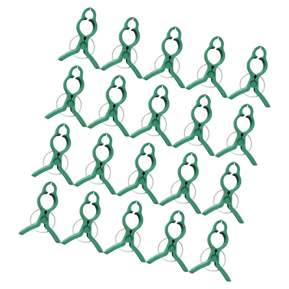 Vine Climbing Plastic - 60 Adet Bahçe Bitki Klipsi, Plastik