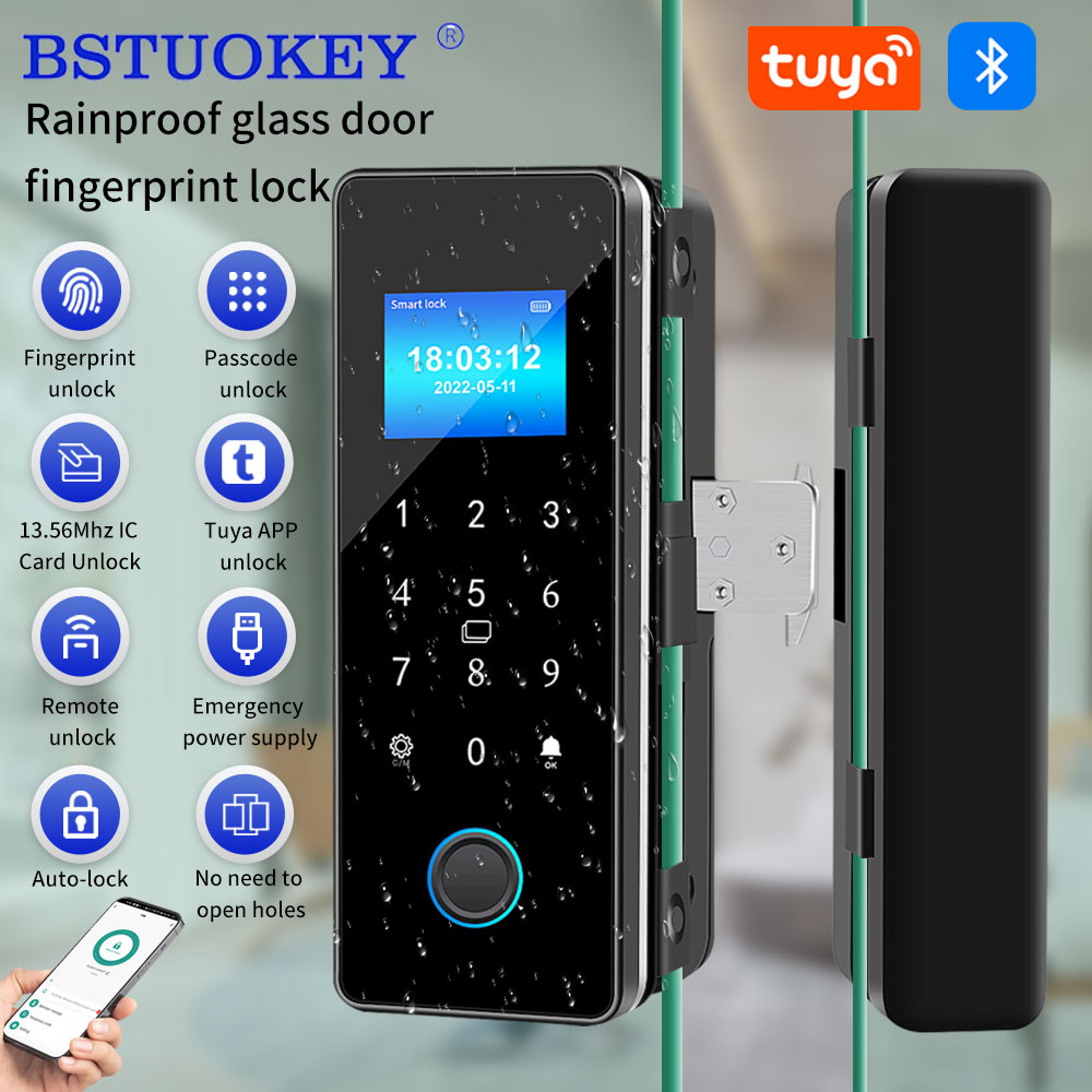 Su geçirmez Tuya APP Kontrolü  - Glass Door Hinge incelemesi ve fiyatı